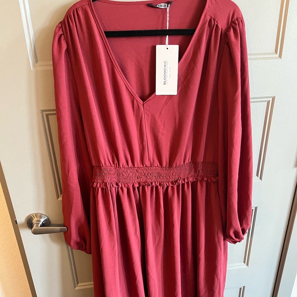 Bloomchic NWT Red Dress Size 18-20